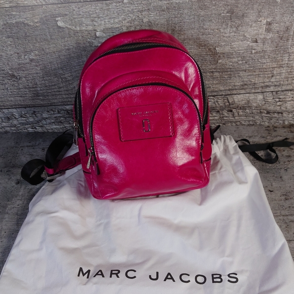 Marc Jacobs Pink Leather Backpack - Picture 8 of 9